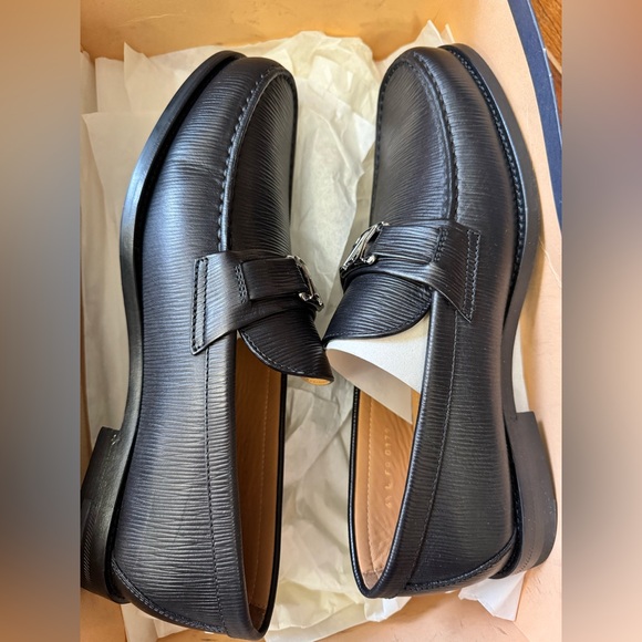 Louis Vuitton Epi Leather Major Loafers LV Sz 6.5 US Sz 7.5 Made in Italy - Picture 7 of 10